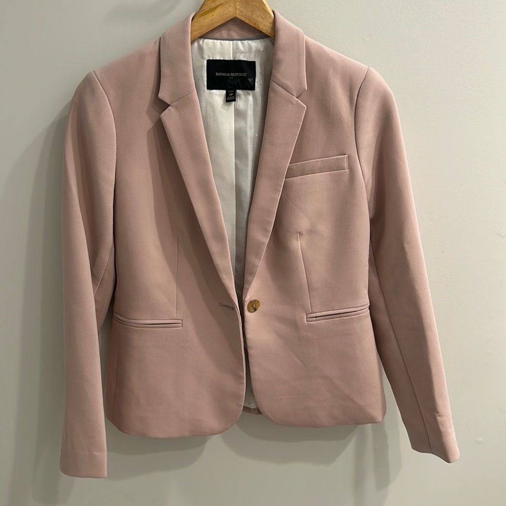 Banana Republic Light Pink Blazer